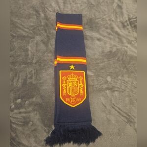 Adidas Spain FIFA Navy Blue Knit Scarf - BNWOT